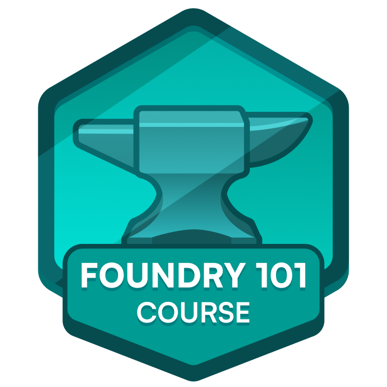 Foundry Fundamentals badge